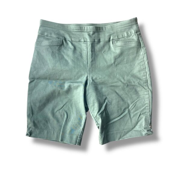 Women's Croft & Barrow® Effortless Stretch Bermuda Shorts Size 12 - Picture 2 of 6